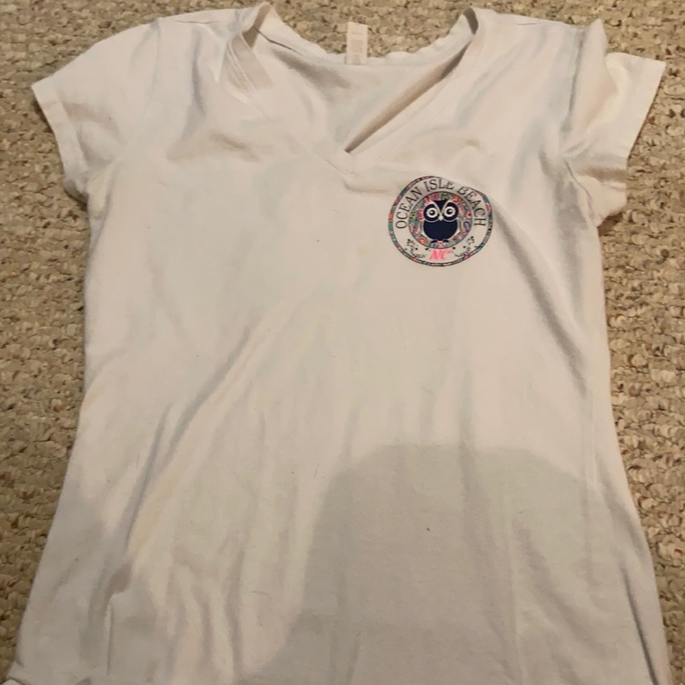 ocean isle beach v neck t shirt